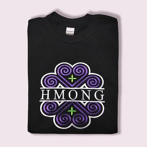 Hmong Textiles Adults T-shirts with Name
