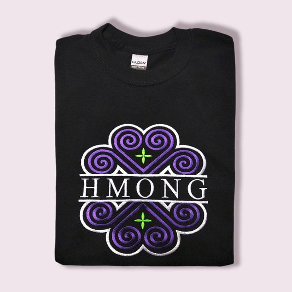 Hmong Textiles Adults T-shirts with Name