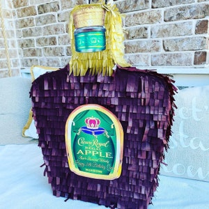 Crown Royal Birthday Pinata Buchanans Bottle Piñata 21st - Etsy