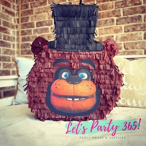 Five nights at Freddy’s inspired Pinata 24”x18”Birthday Party Freedy Pinata Five Nights at Freddy Party Supplies