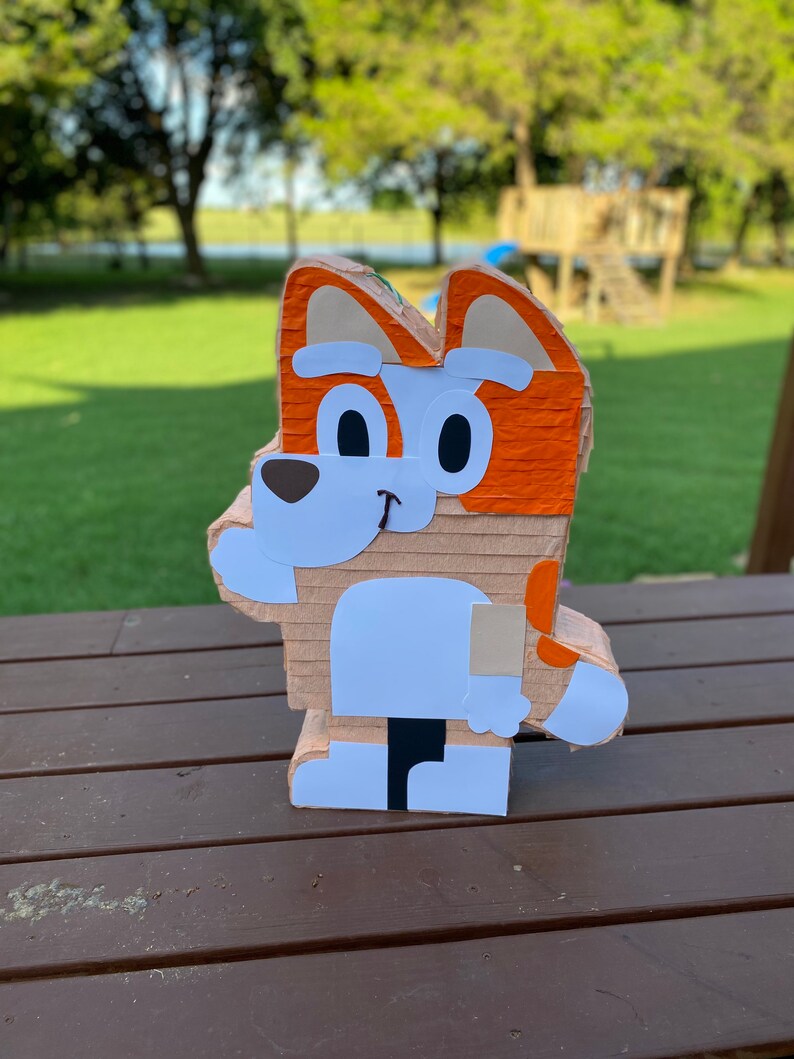 Bingo Inspired Pinata Bluey birthday party decoration