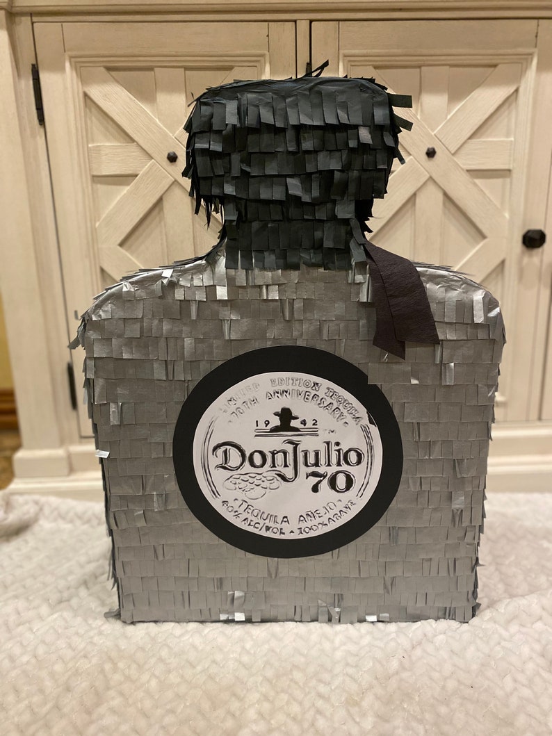 Don Julio Bottle Birthday Pinata Tequila Bottle Piñata 21st Etsy