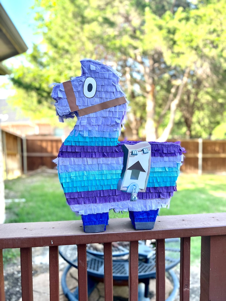 Llama Pinata video Game birthday image 1