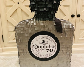 Don Julio bottle Birthday Pinata - tequila Bottle Piñata- 21st Birthday- Adult Pinata- Liquor Bottle Pinata