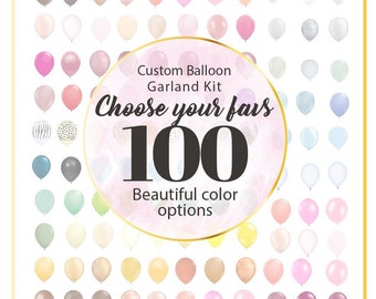 Latex Balloons - 6 Pack of 11 Inch - Over 100 Color Choices - Order by color - Balloon Bouquets- individual balloons