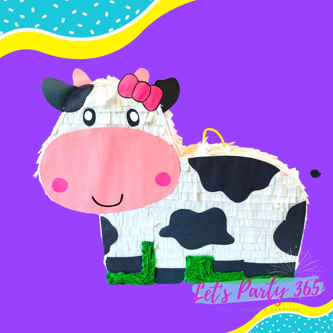 Cow Pinata Farm Themed Pinata Etsy