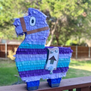 Llama Pinata video Game birthday image 2