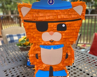 Kwazii Octonautas Piñata, Decoración de fiesta hecha a mano