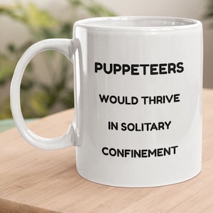 Funny Puppet Professional Mug, Finger Puppets, Hand Puppet, Professional Puppet, Custom Puppet, Ventriloquist Dummy, Puppeteer Gift