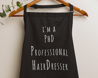 Hair Stylist Apron, Hairdresser Gift, Hair Stylist Gift, Hairdresser Apron, Hairstylist Gift, Barber Apron, Hairstylist Apron, Salon Apron