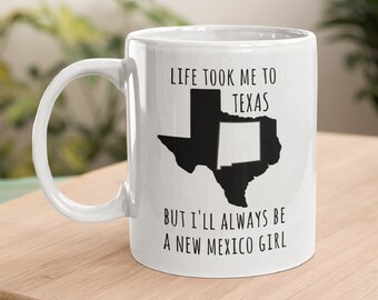 New Mexico Mug, New Mexico Gift, Moving To Texas, Moving Away Gift, New Mexico State Mug, State Mug, Moving Gift, Friend Moving Away