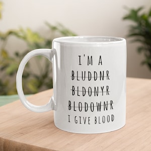 Blood Donor Mug, Blood Donation, Blood Donor Gifts For Men And Women, Blood Donor Thank You, Blood Drive Gift, Funny Blood Donor Gift