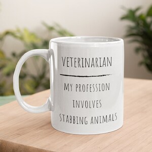 Vet Mug, Veterinarian Gift, Vet Gift, Veterinary Mug, Funny Vet Mug, Vet Tech Mug, Vet Graduation Gift, Funny Vet Gift, Veterinarian Cup