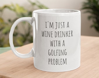 Golf Mug, Golf Gift, Golfing Mug, Gift For Golfer, Golfing Gift, Golf Gifts For Men, Funny Golf Mug, Golf Player Gift, Eighteen Holes