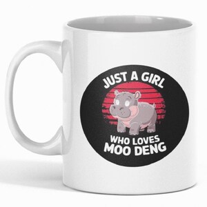 Moo Deng Mug, Baby Hippo, Moo Deng Hippo, Baby Pygmy Hippo, Trending Baby Hippo, Moo Deng Gift, Moo Deng Merch, Moo Deng Lovers, Cute Hippo