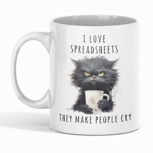 Spreadsheets Mug, Freak In The Sheets, Excel Spreadsheet Lover, Boss Gift, Accountant Mug Excel, Excel Mugs Funny, Office Mug, CPA Mug