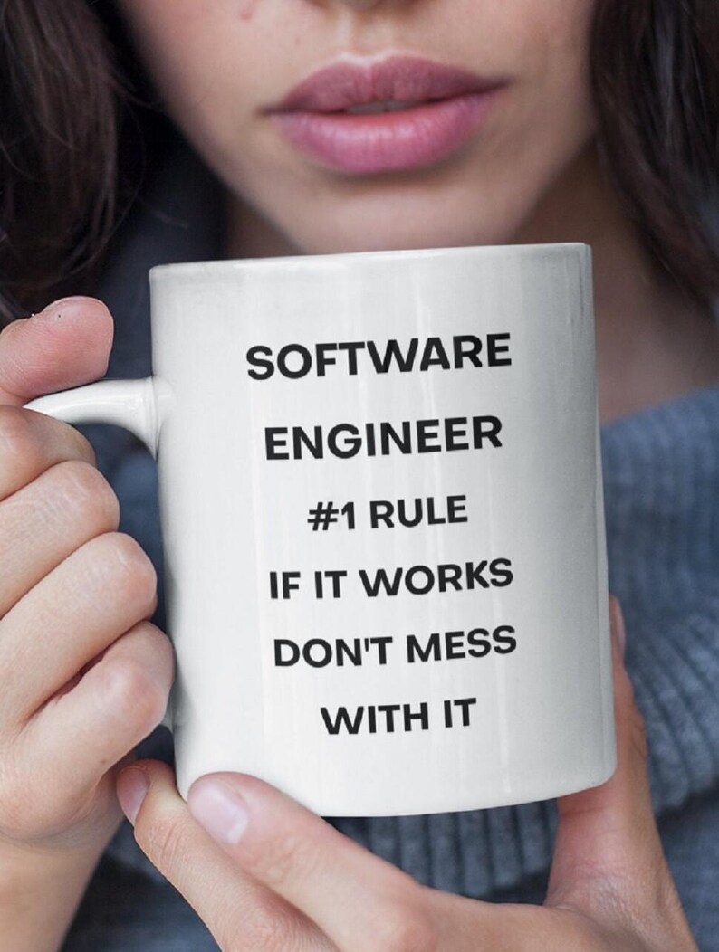Tazza da ingegnere del software, tazza da programmatore, tazza per coding, regalo per sviluppatori, tazza di informatica, tazza da caffè per nerd della tecnologia, regalo divertente per programmatori immagine 2