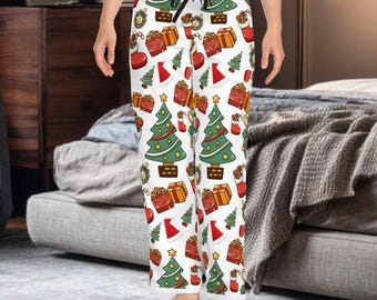 Christmas Pajama Pants, Xmas PJs, Holiday Pajama Bottoms, Christmas Lounge Pants, Festive Sleepwear, Cozy Xmas Pajamas