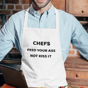 Funny Chef Apron, Gift For Chef, Food Preparer, Culinarian Gift, Cook Apron, Sous Chef, Commis Chef, Cordon Bleu, Head Chef, Culinary Artist