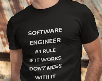 Funny Software Engineer T-shirt, Computer Science, Programmer Gift, Software Developer, Computer Programmer, Computer Engineer, Coder Tee