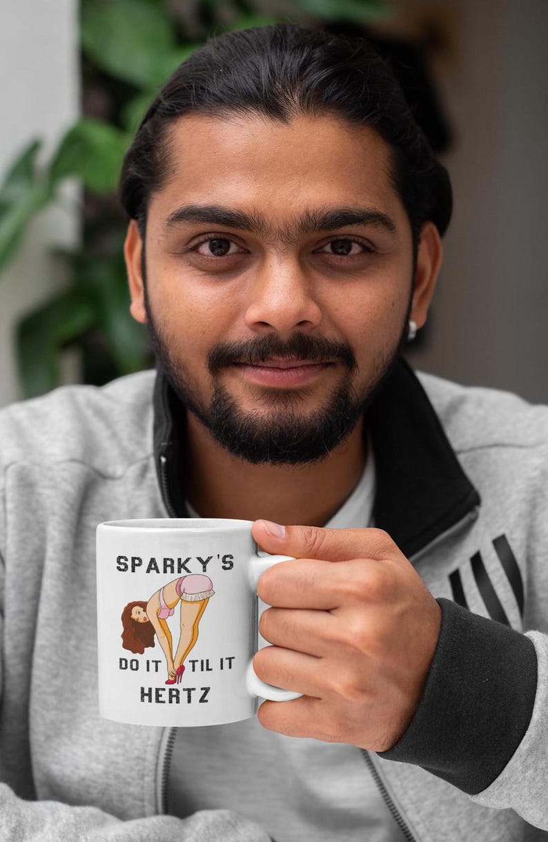 Sparky Mug, Lineman Gifts, Electrician Husband, IBEW Electrician Mug