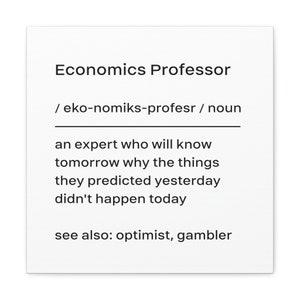 Funny Economics Professor Poster, Economist Gift, Wall Art, Economist Definition Poster, Gift For Economist, Financial Expert