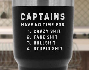 Captains Tumbler, Navy Captain, Army Captain, Airforce Captain, Captain Gift, Military Tumbler, Promotion Gift, Officer Mug, Captain Mug,