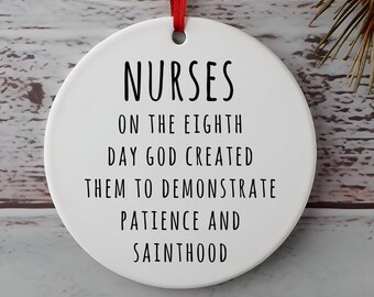 Nurse Ornament, Emergency Department, Nurse Gift, RN Ornament, Nurse Graduation, Nurse Appreciation, Gift For Nurse, Nurse Practitioner