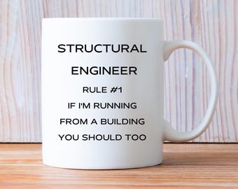 Structural Engineer Coffee Mug, Engineering Mug, Gift For Engineer, Engineer Gift, Engineering Gift For Men And Women, Funny Engineer Mug