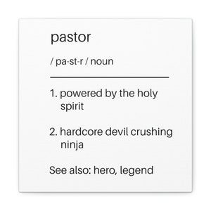 Funny Pastor Poster, Preacher Gift, Minister Poster, Gift For Pastor Dad, Gift For Pastor Son, Youth Pastor Gift, Funny Pastor Gift