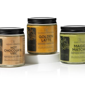 Superfood Latte Mix, 3er-Pack Latte Mix Set, Bio-Latte Mix, Gesunde Latte Mix, Vegane Latte Mix, Wellness Latte Mix, Natürliche Latte Mix Sets