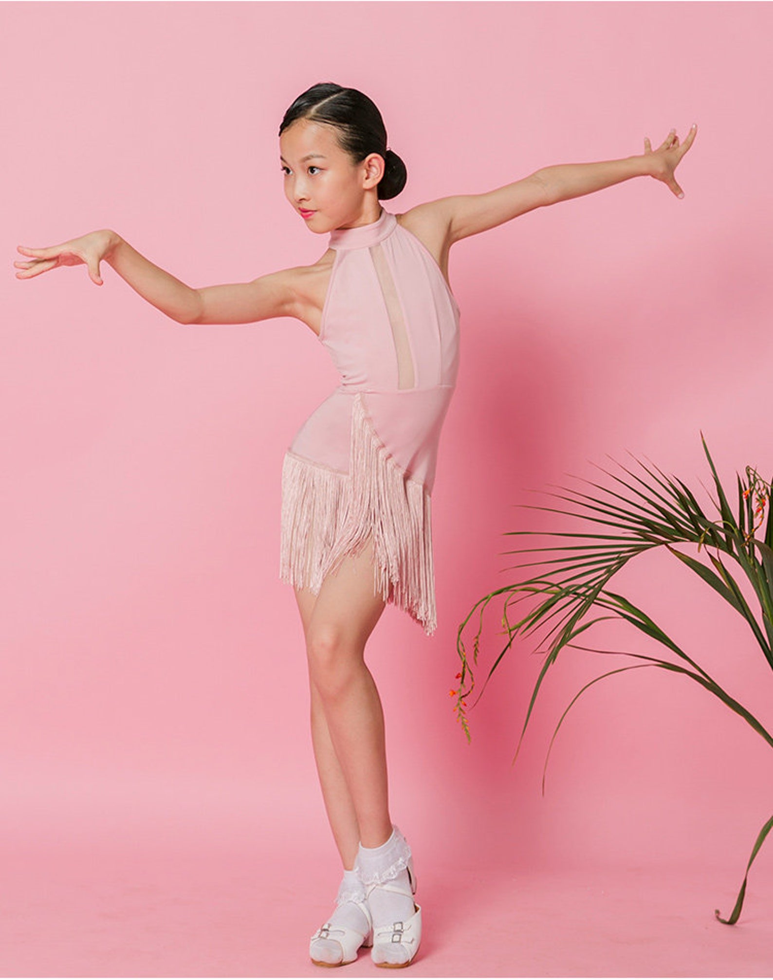 Sleeveless Tassel Dance Dress Etsy