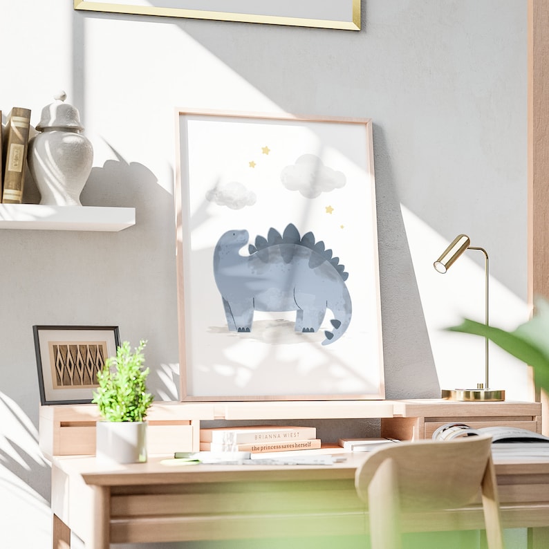 Sunwuun Dinosaurier Wandbild - Holzschild Für Kinderzimmer