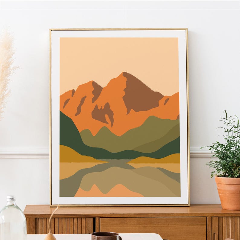 Colorado Poster, Set of 6 Wall Art, Colorado Mountain Wall Art Set ...