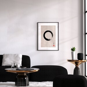 Japandi Wall Art, Enso Circle, DIGITAL DOWNLOAD, Zen Wall Art, Japanese ...