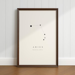 Krebs Sternbild Druck, Download, minimalistisch, Vintage und rustikales Dekor, Geschenk für Astronomie-Weltraum-Fans, Schwarz und Weiß Druck