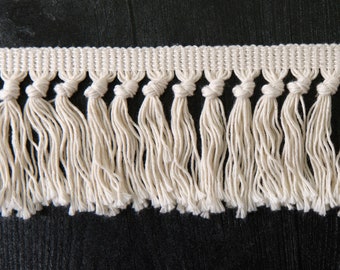 Knotted Beligium and Oriental Rug Fringe – 3.25″ OR-4 (Multiple Shades) - *Sold by the Foot*