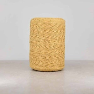 8/4 Poly Cotton Rug Warp Tubes -Gold