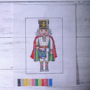 Nutcracker Hand-painted Needlepoint Canvas