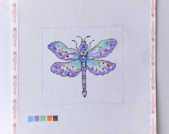 Dragonfly - Hand-Painted Needlepoint Canvas