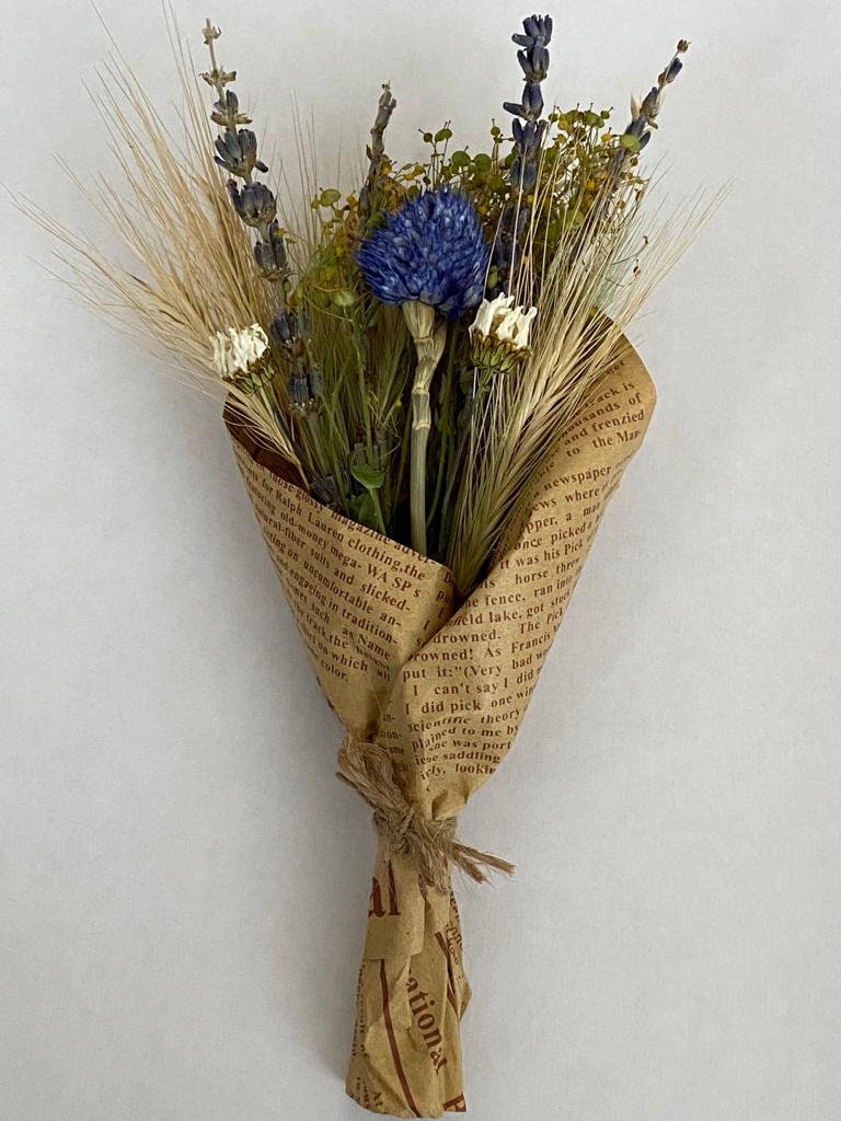 Dried Flower Bouquet Wildflower Bouquet Gift For Her Floral Etsy