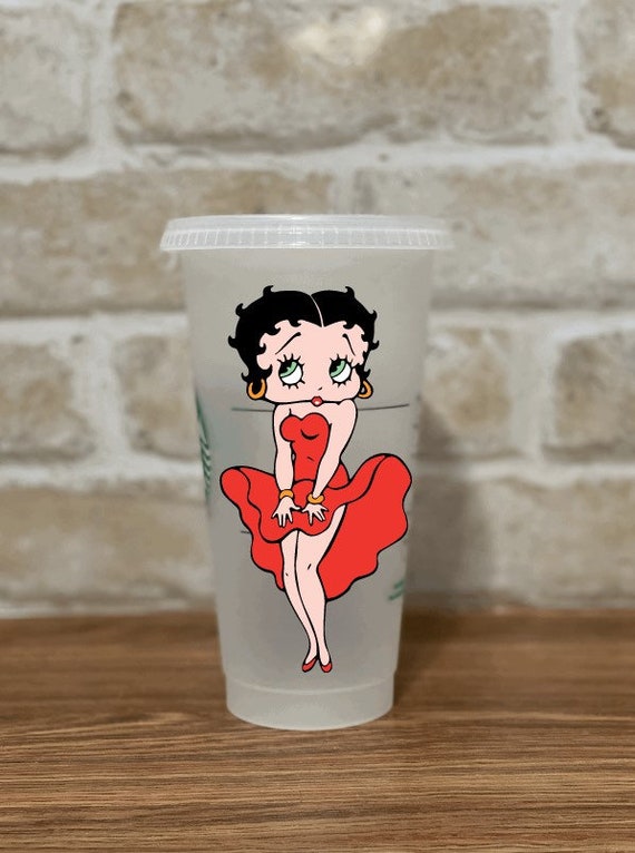 Betty Boop Starbucks Cold Cup Betty Boop Cup Gift for Her 