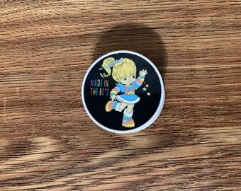 Rainbow Brite inspired phone/tablet stand | made in the 80s phone stand