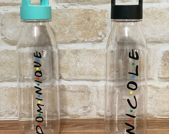 FRIENDS name water bottle | FRIENDS themed drink-ware