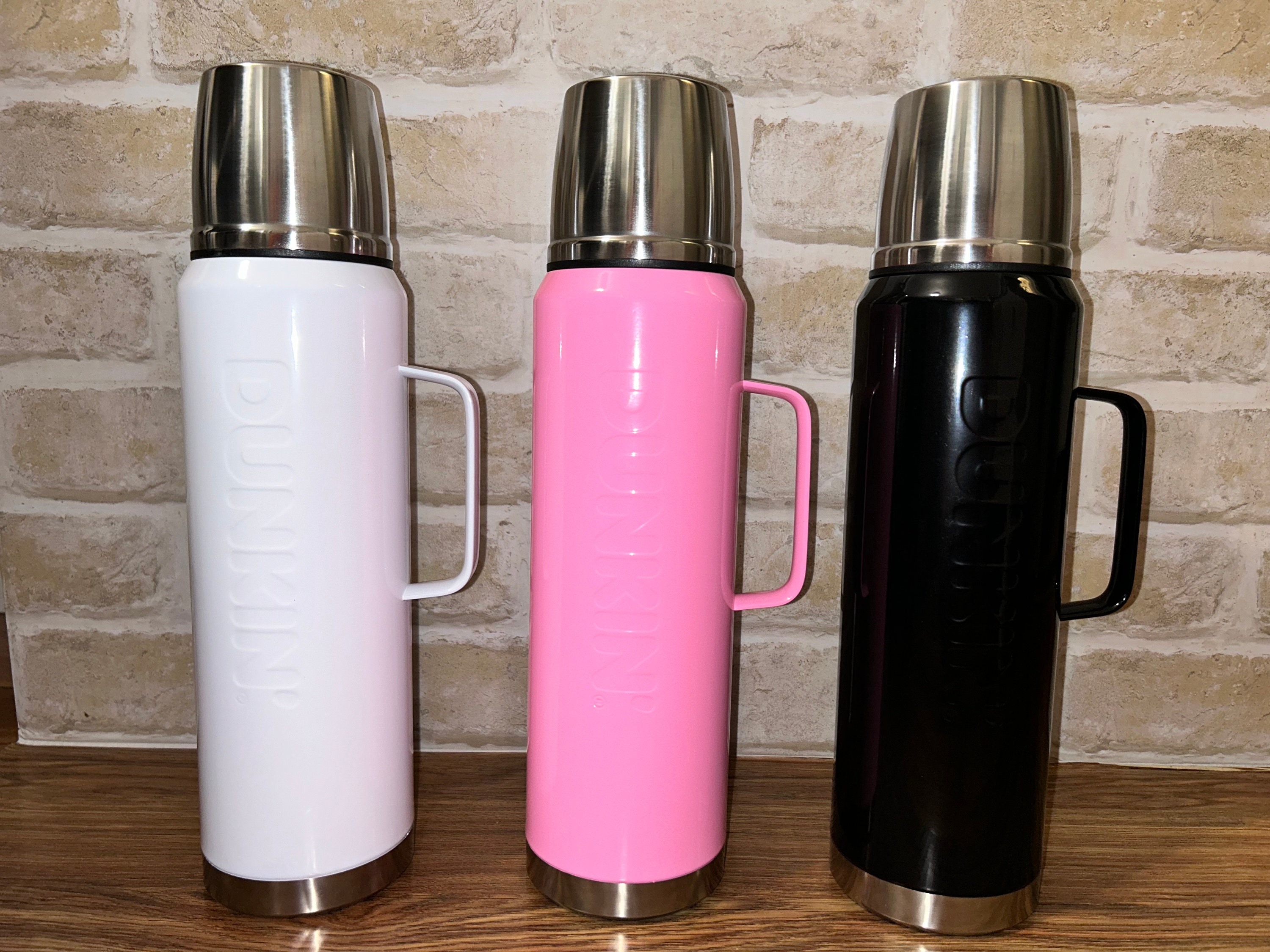 Dunkin donuts store stainless steel thermos