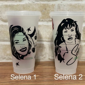 Selena inspired Cold Cup | Starbucks Cold Cup | Selena Starbucks Cold Cup