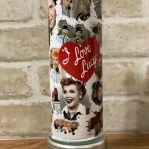 20 oz Skinny Straight "I love Lucy" Inspired Tumbler | Stainless Steel Tumbler | "I love Lucy"