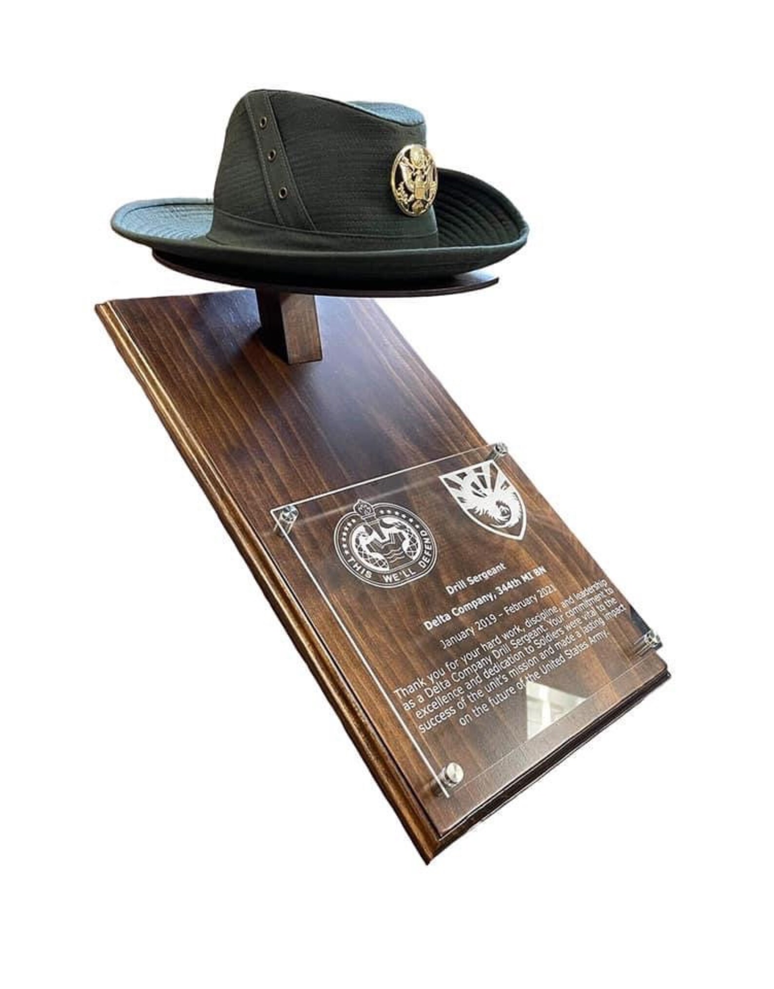 Drill Sergeant/ MTI Hat Holder Wall Plaque Etsy