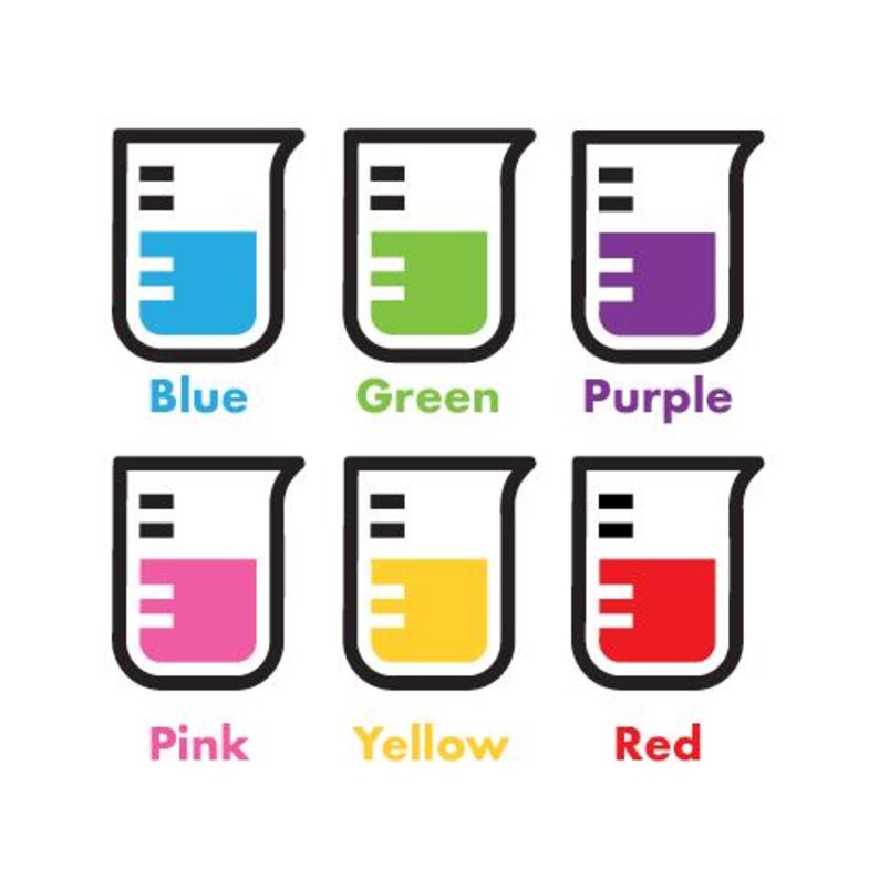 Printable Water Bottle Label for Science Party - Etsy