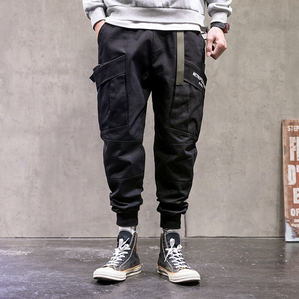 Cargo Pants Japanese StreetWear Harem Jogger Pants | Etsy
